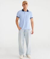 Contrast Tipped Piqué Polo