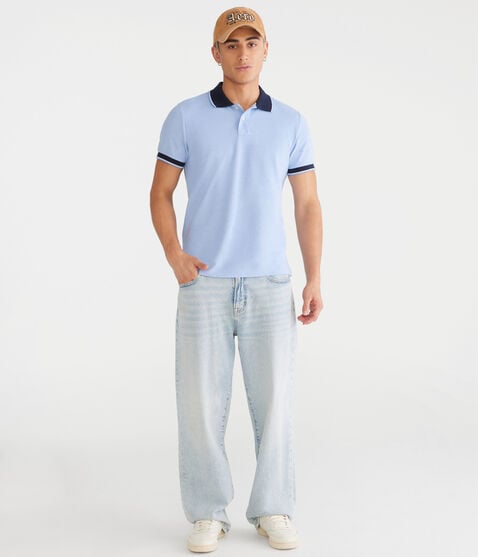 Contrast Tipped Piqué Polo Contrast Tipped Piqué Polo