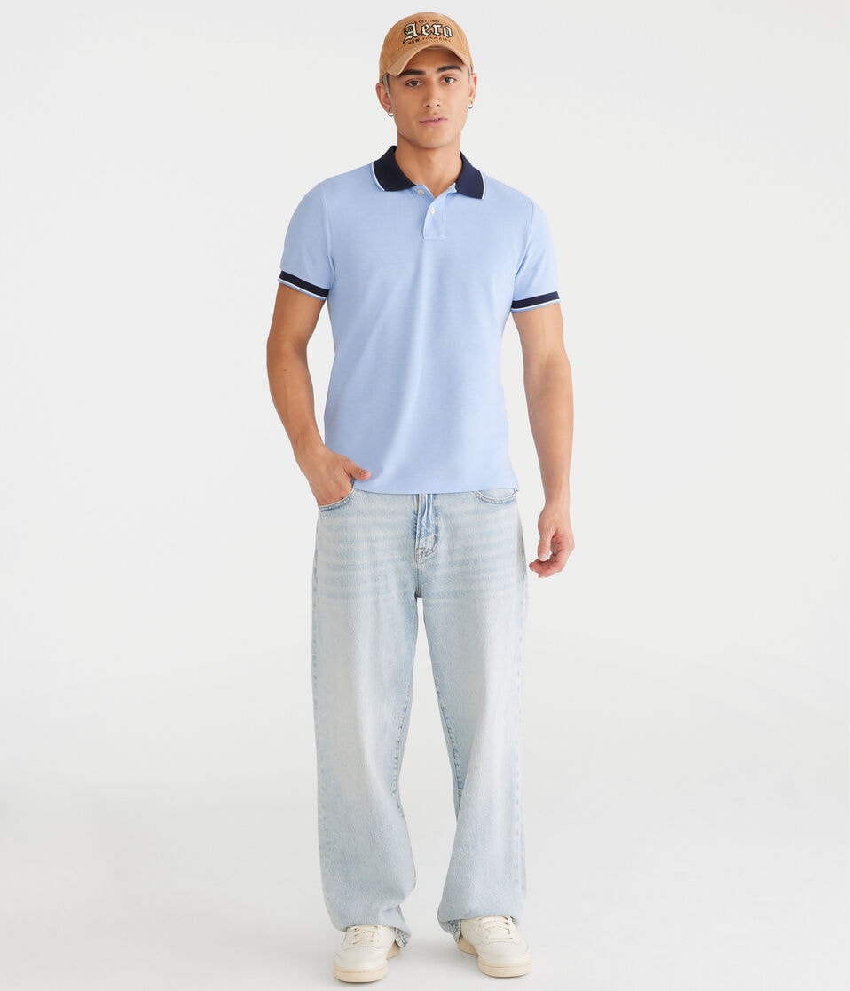 Contrast Tipped Piqué Polo