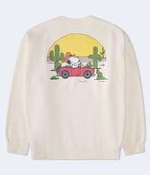 Western Snoopy Crew Sweatshirt