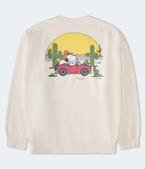 Western Snoopy Crew Sweatshirt