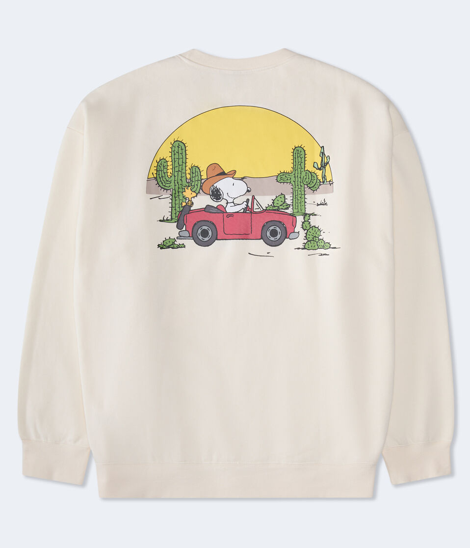 Western Snoopy Crew Sweatshirt