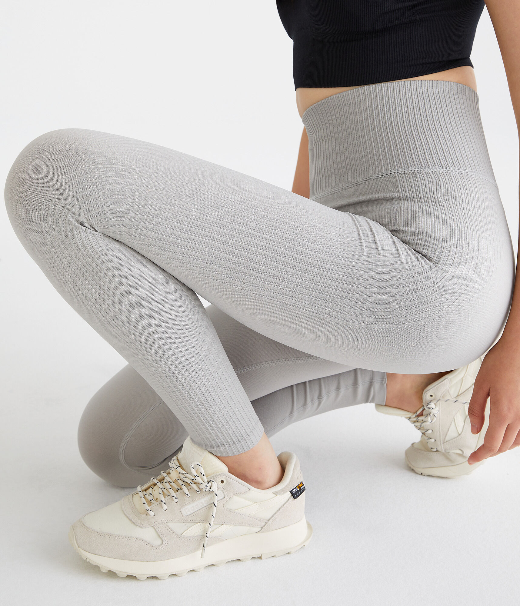 High-Rise Seamless Ankle Leggings