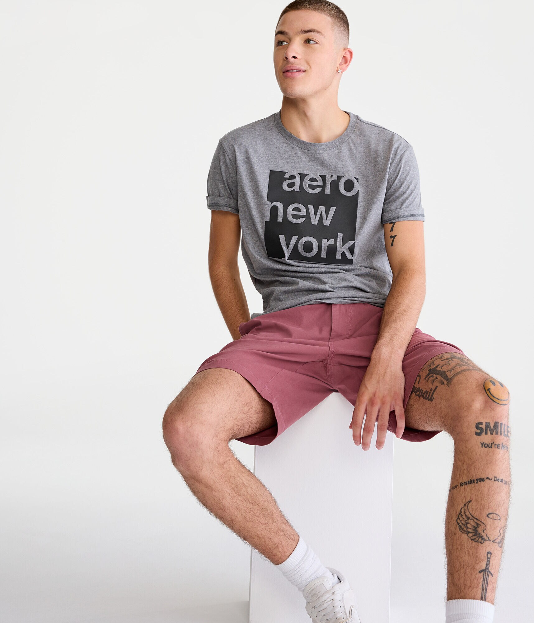 Aero New York Square Graphic Tee