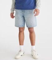Loose Straight Denim Shorts 9"