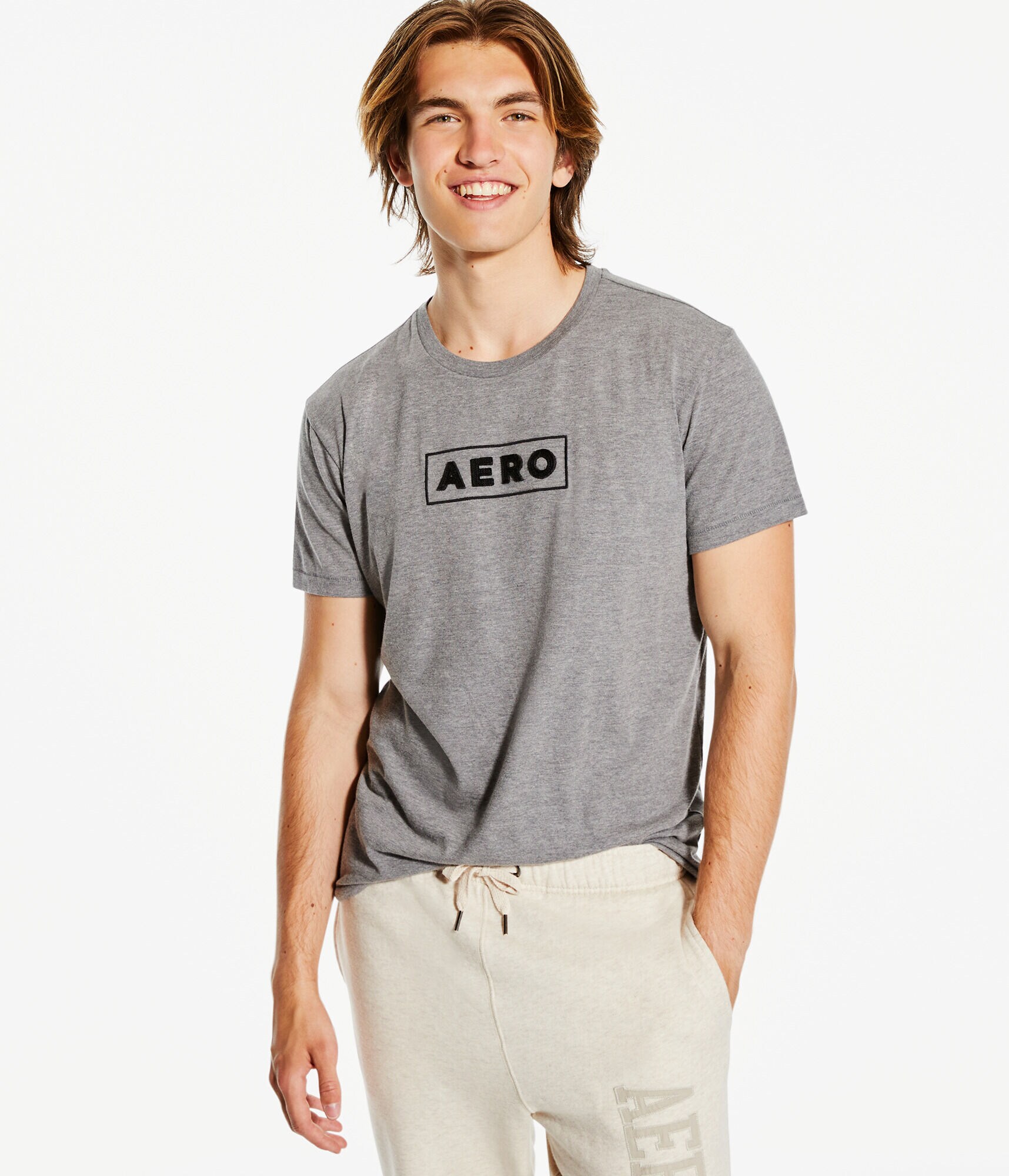 Aero Box Logo Appliqu&eacute; Graphic Tee