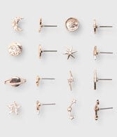 Galaxy Stud Earring 8-Pack