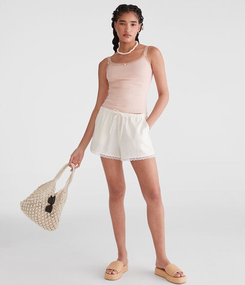 Pointelle Lace-Trim Cami Pointelle Lace-Trim Cami