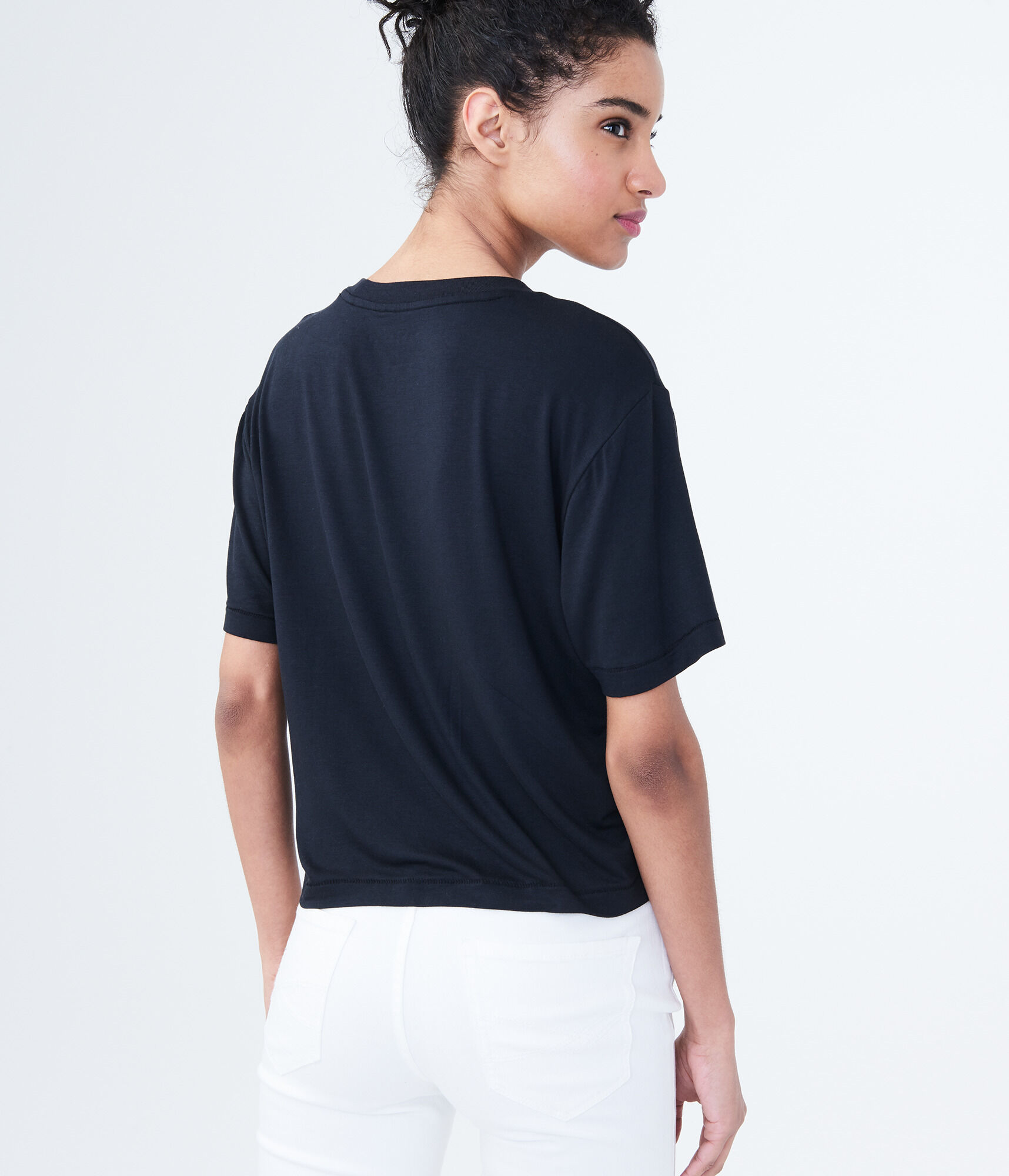 Floral Sketch Boxy Graphic Tee