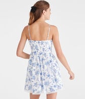 Floral Scoop-Neck Fit & Flare Dress