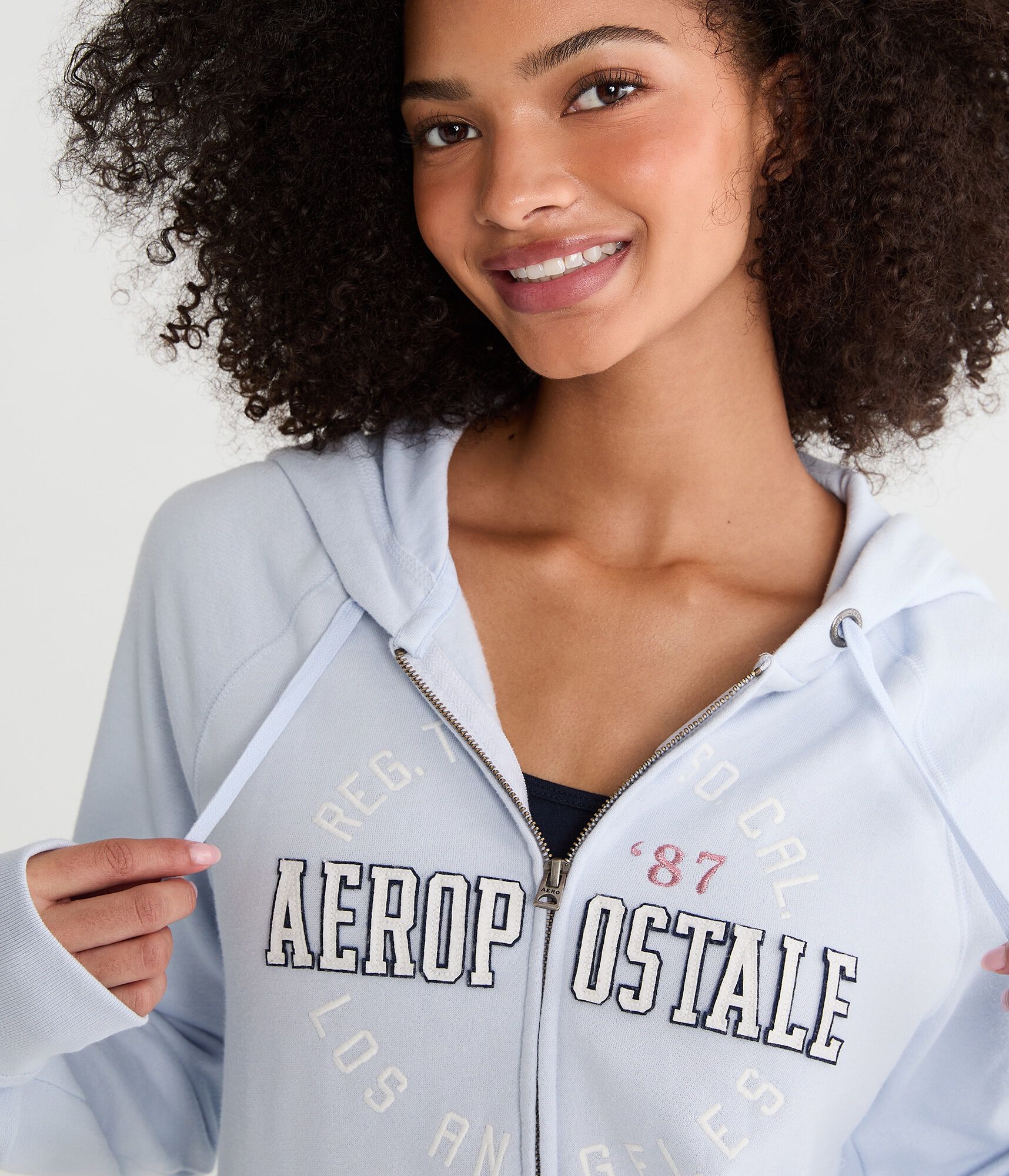 Aeropostale Los Angeles Full-Zip Hoodie