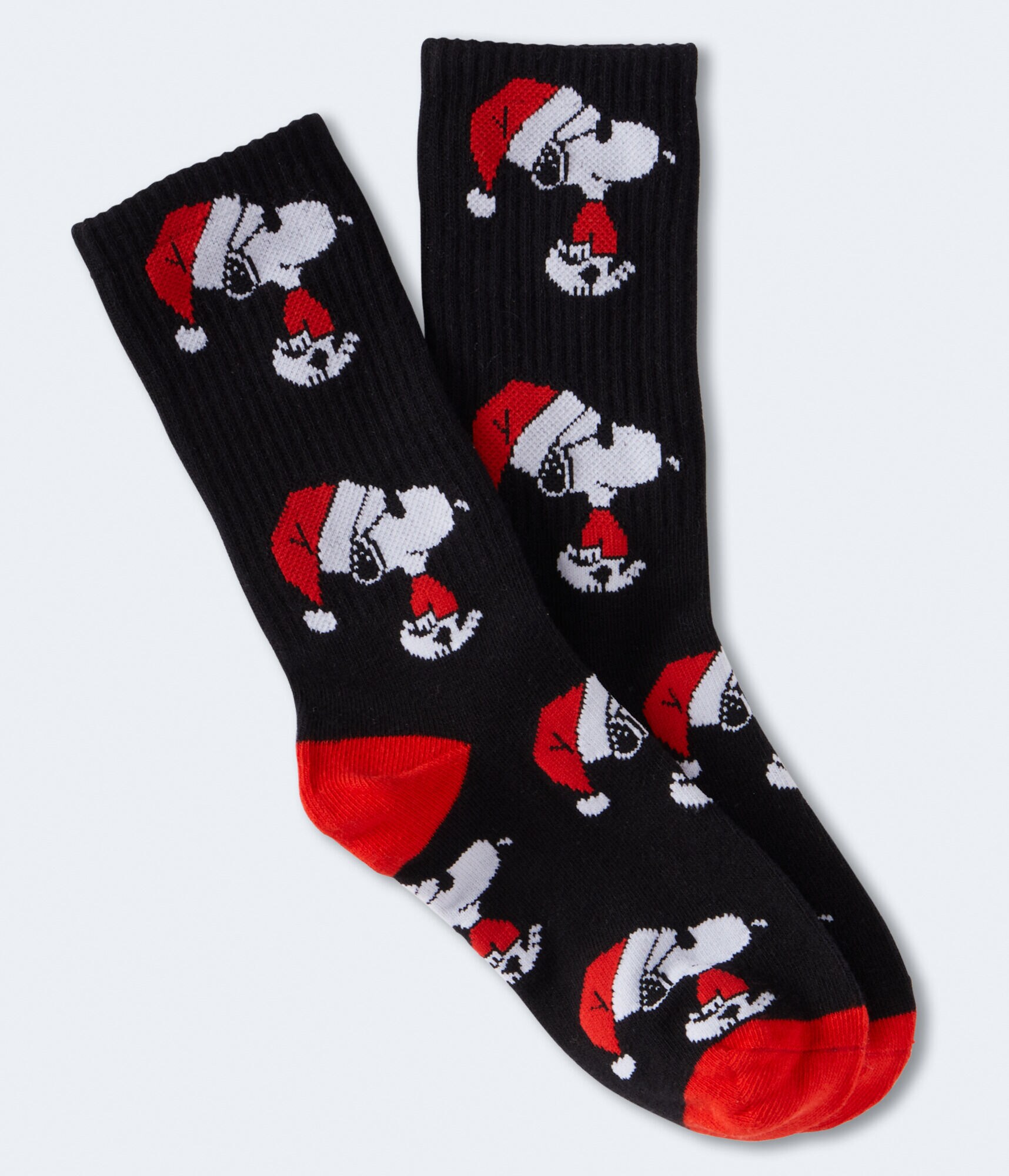 Snoopy Santa Hat Crew Socks