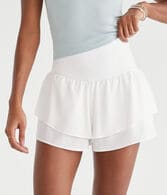 Air Soft High-Rise Flutter Shorts