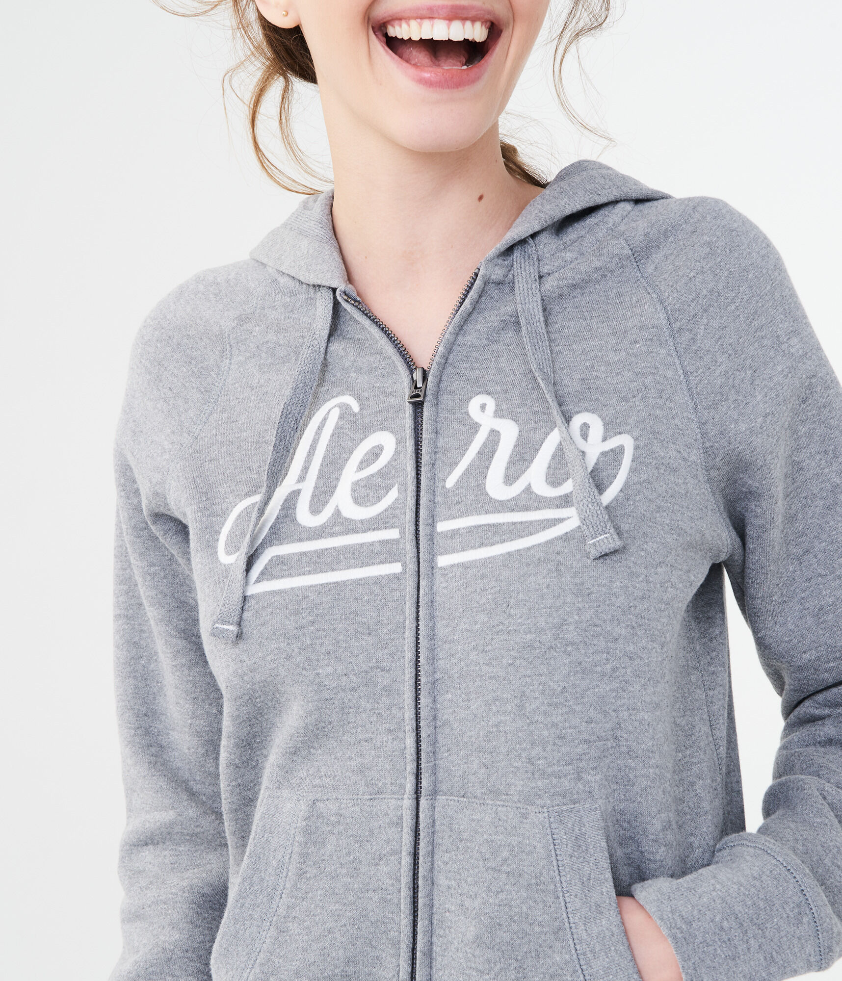 Aero Logo Full-Zip Hoodie