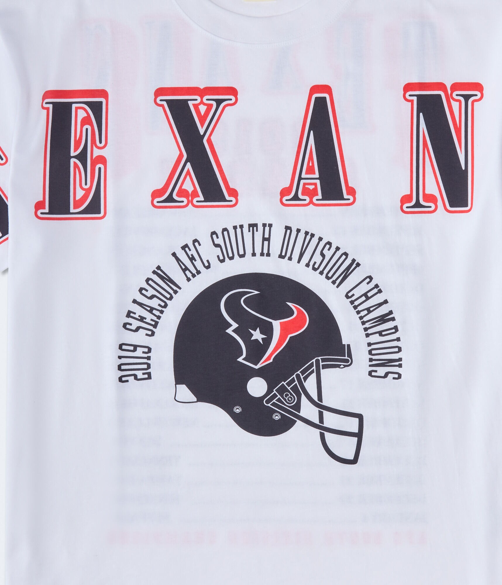 Houston Texans Division Champs Boxy Graphic Tee