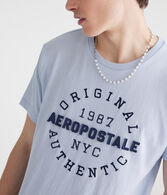 Aeropostale 1987 Circle Appliqué Graphic Tee