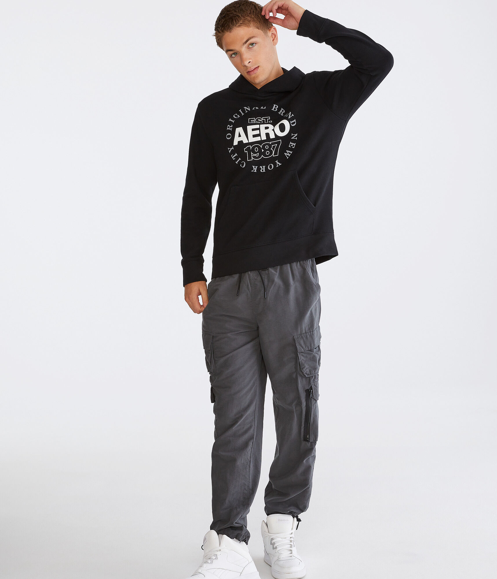 Aero 1987 Circle Pullover Hoodie