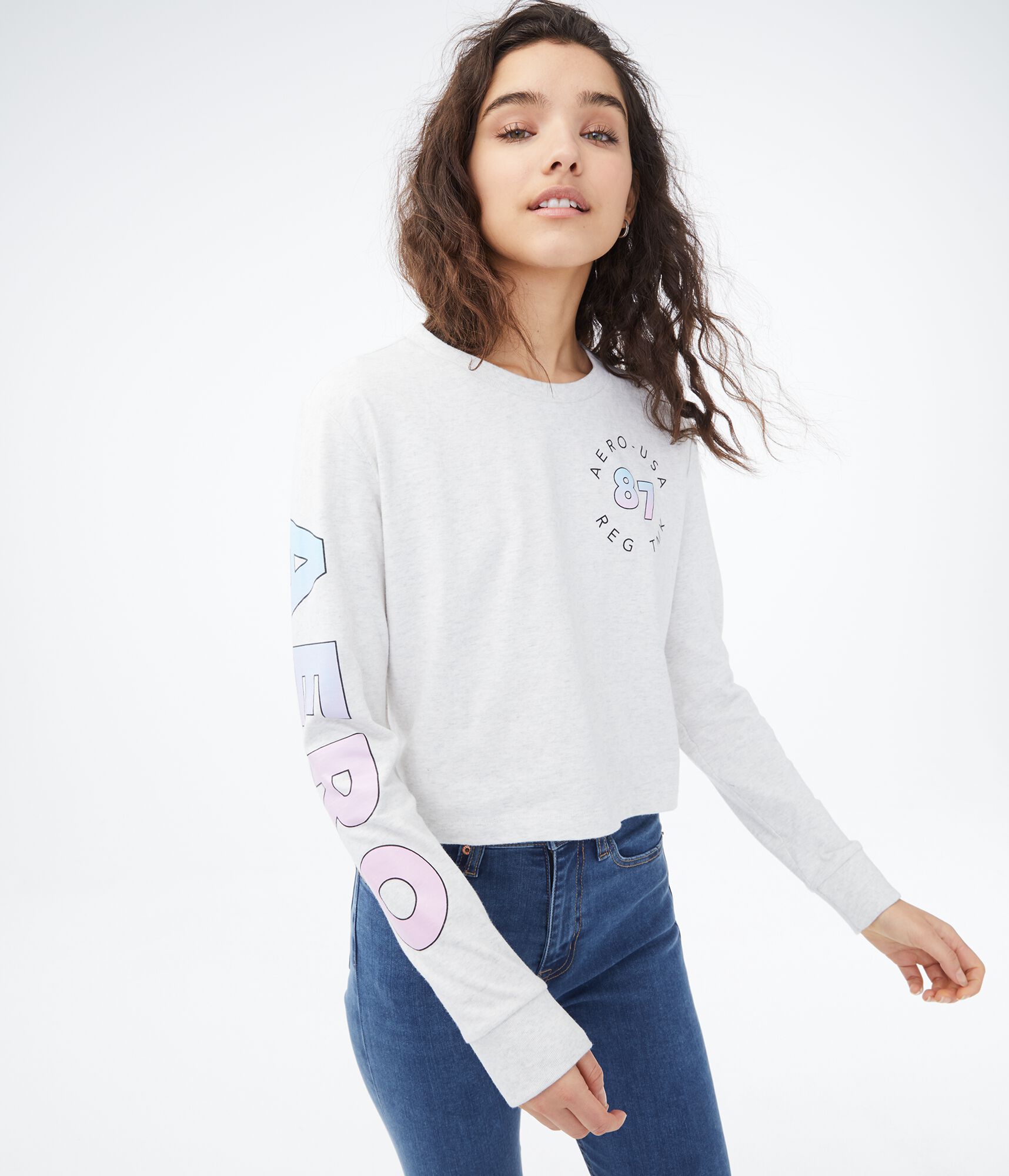 Long Sleeve Aero-USA 87 Graphic Tee