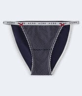 Dot Logo String Bikini