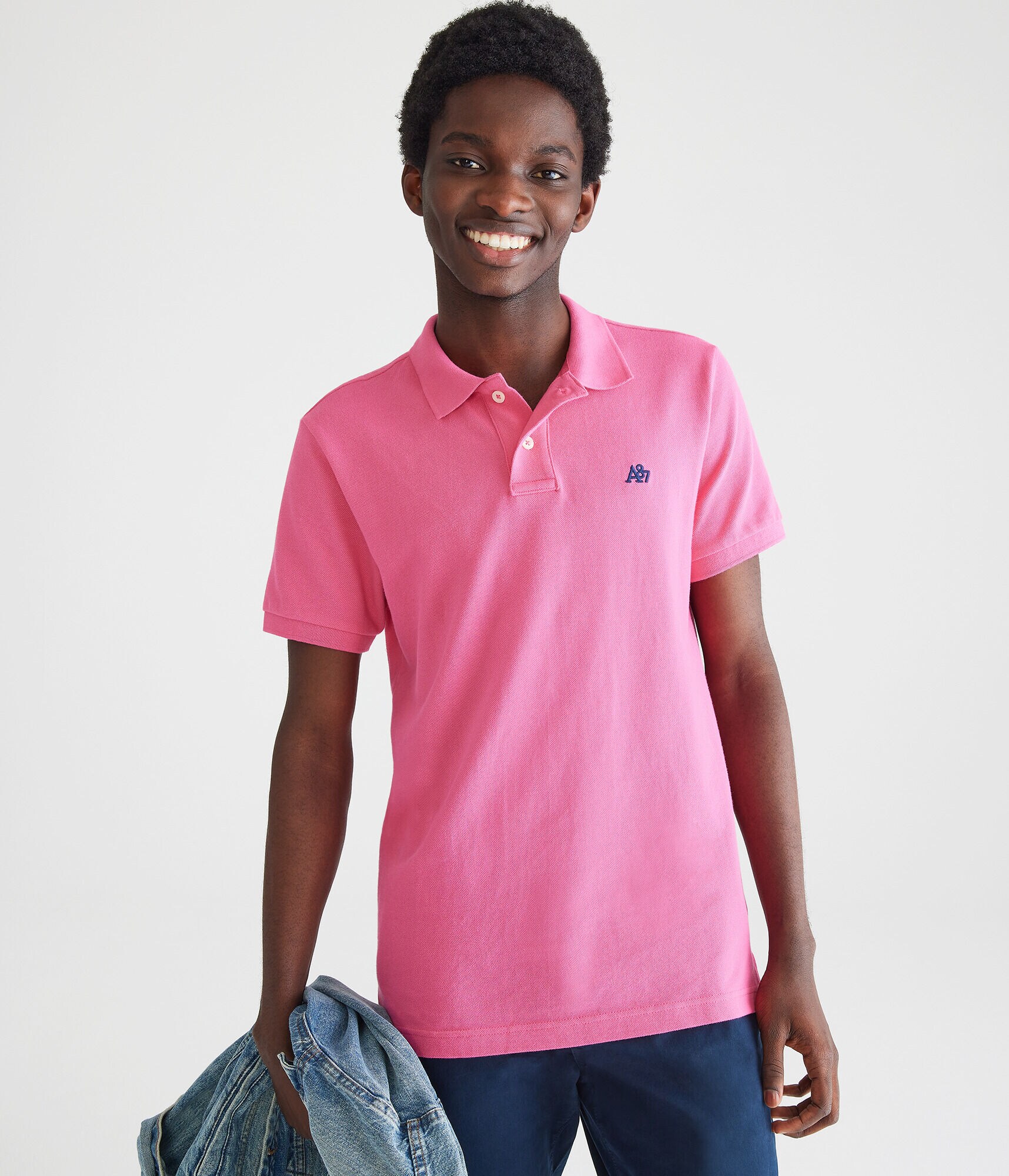 A87 Logo Piqu&eacute; Polo