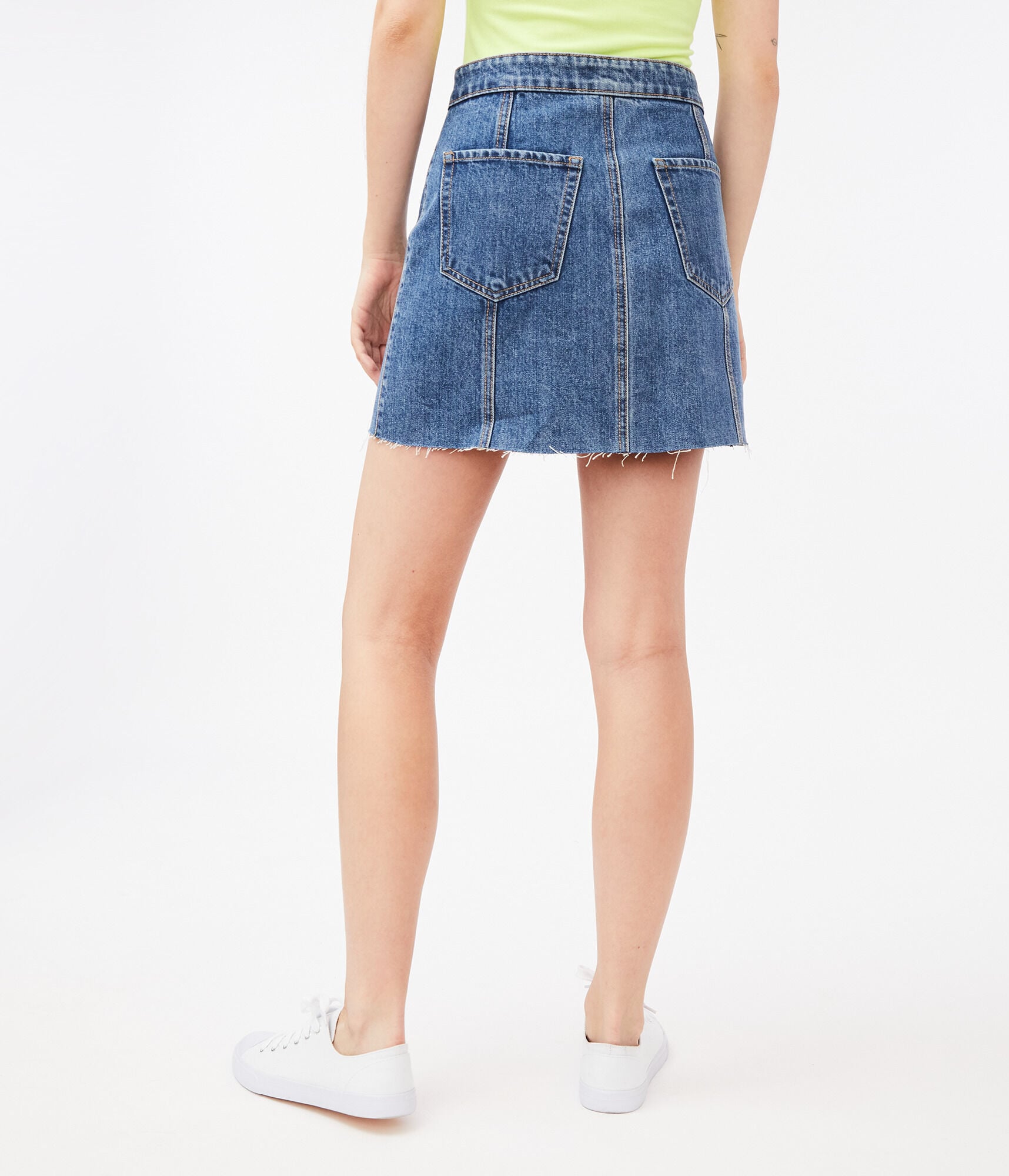 aeropostale denim skirt