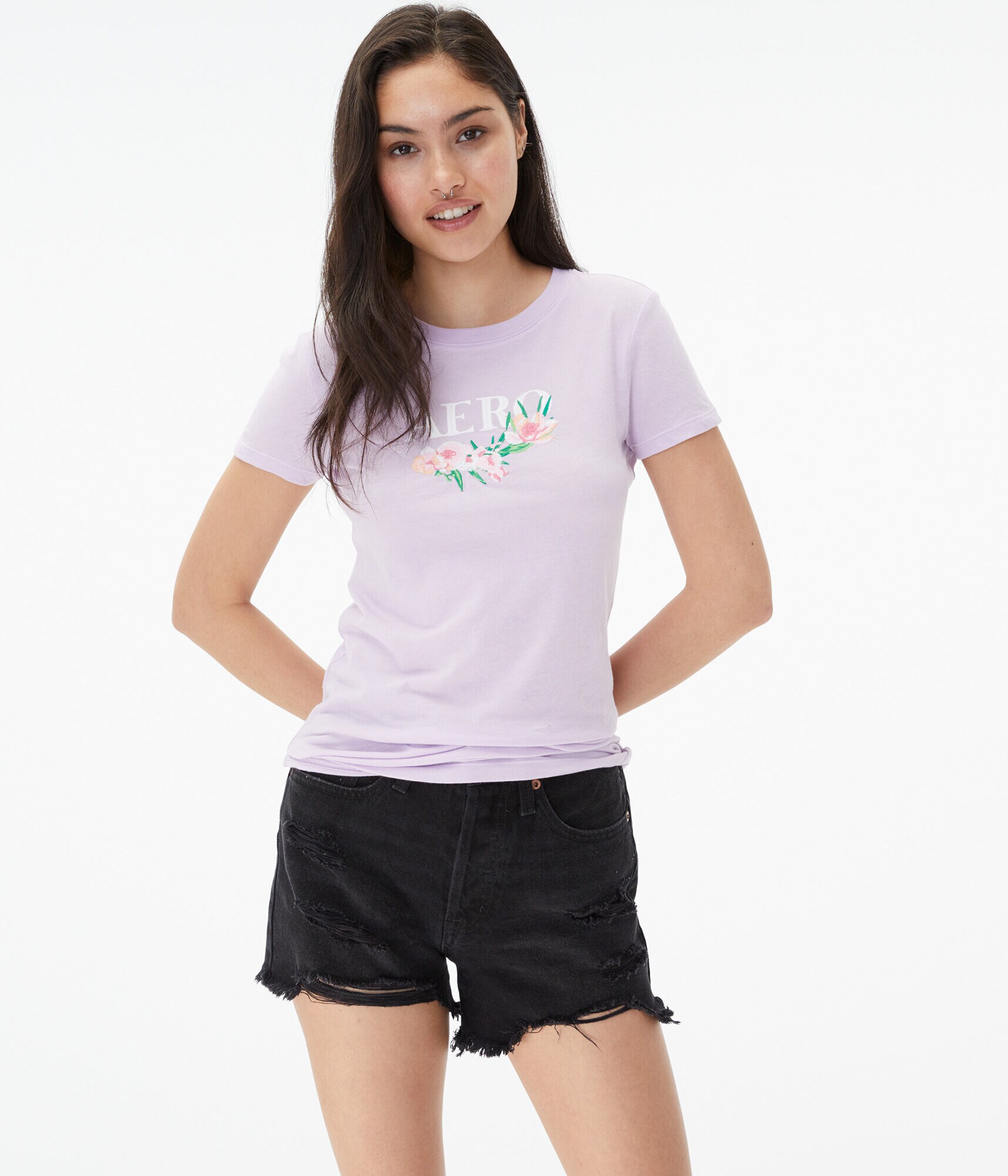 Aero Floral Graphic Tee