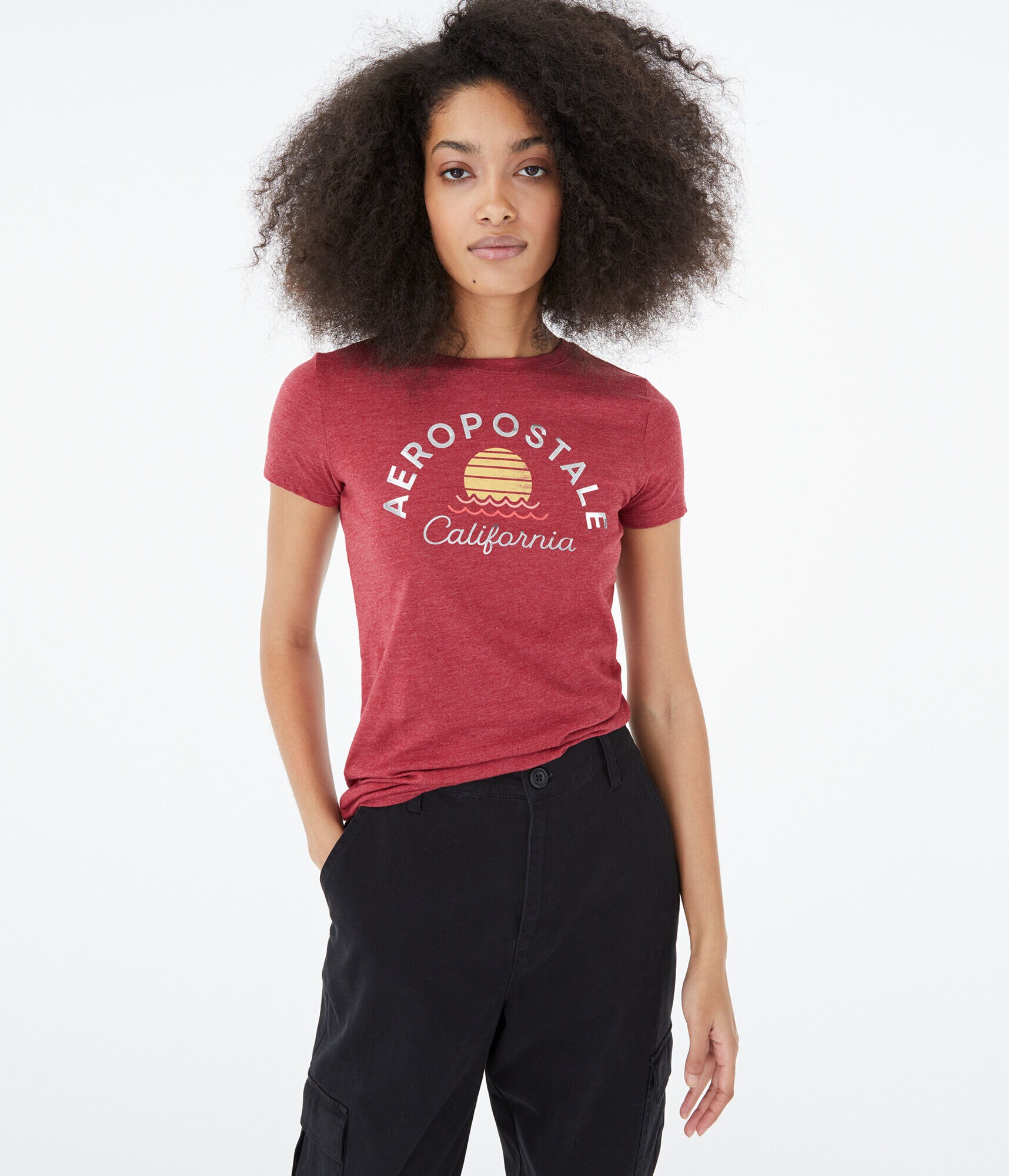 Aeropostale Sun Foil Graphic Tee
