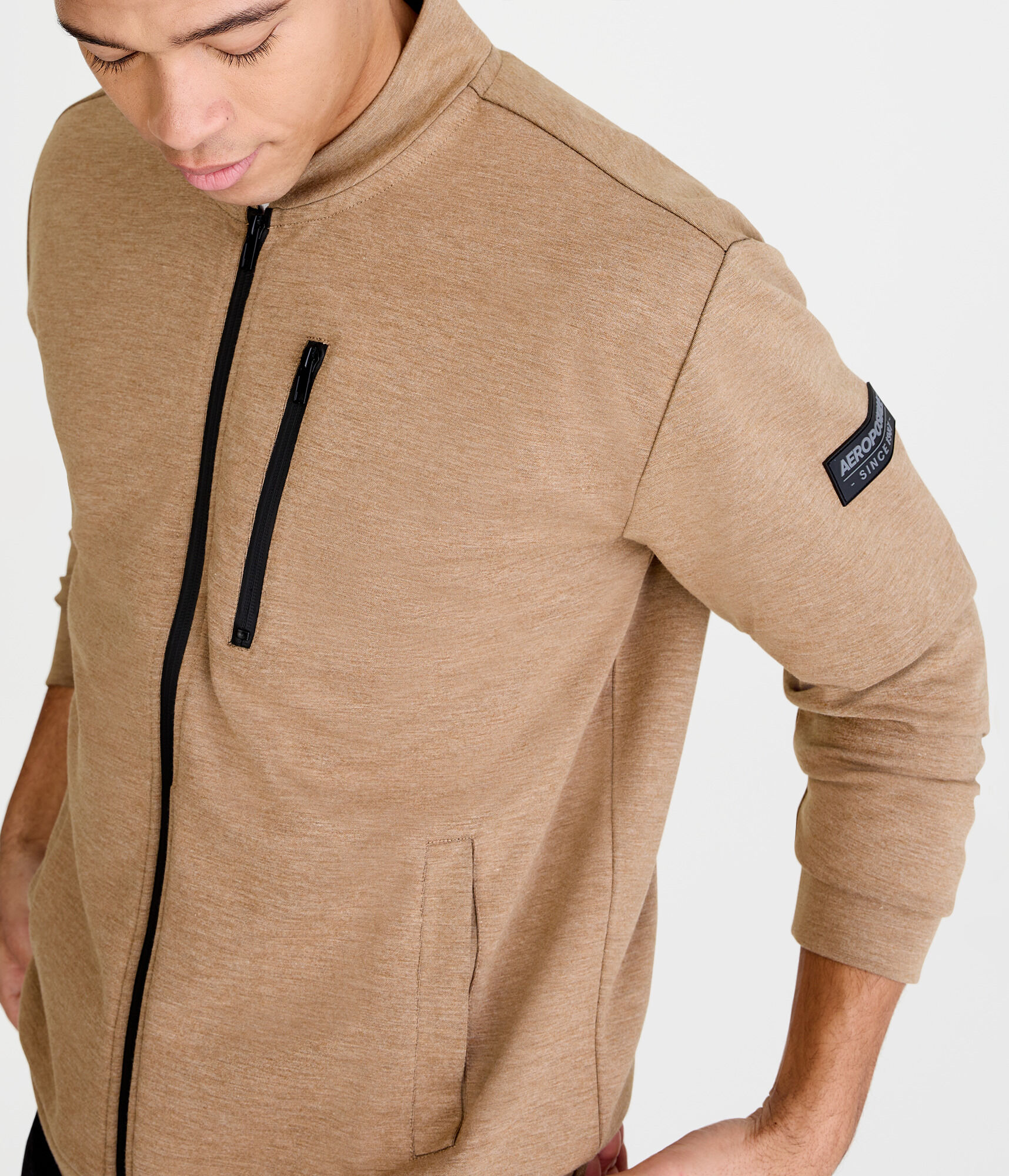 Aero MVMNT Tech Fleece Bomber Jacket