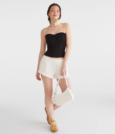 Textured Cable Tube Top Textured Cable Tube Top