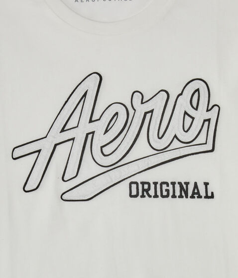 Aeropostale Original Script Appliqué Graphic Tee Aeropostale Original Script Appliqué Graphic Tee