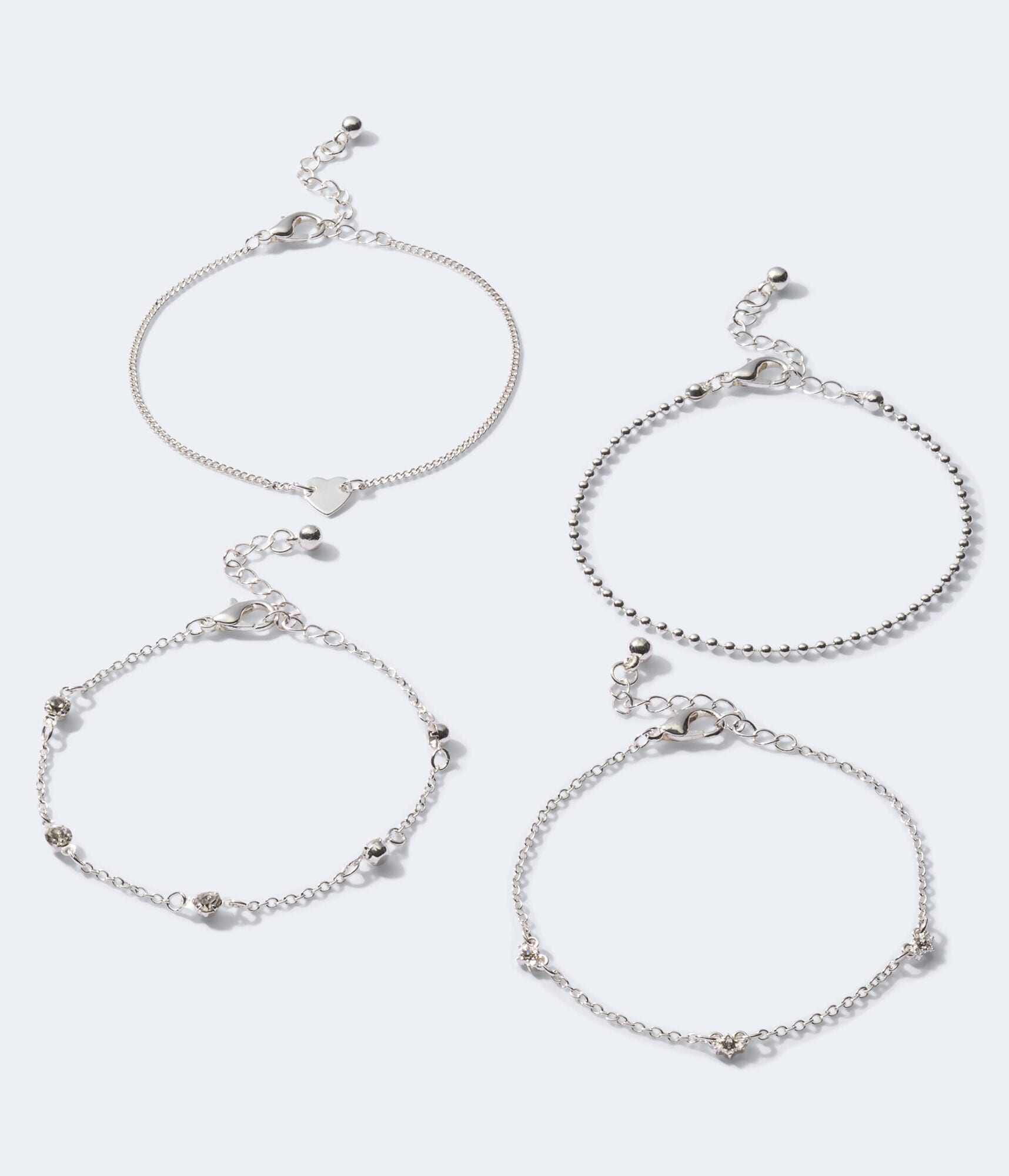 Heart &amp; Stone Bracelet 4-Pack