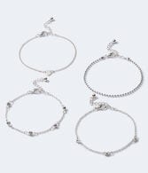 Heart & Stone Bracelet 4-Pack