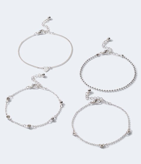 Heart & Stone Bracelet 4-Pack Heart & Stone Bracelet 4-Pack