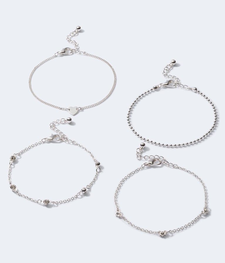 Heart & Stone Bracelet 4-Pack