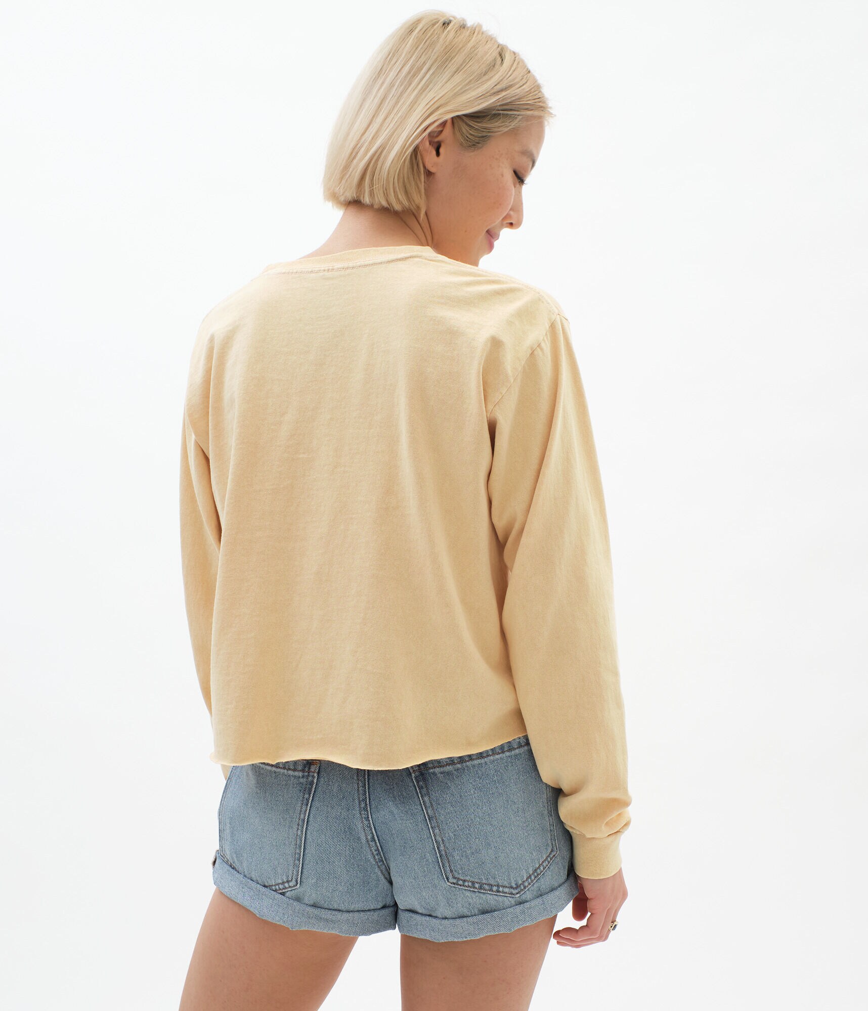 Long Sleeve Peanuts Characters Graphic Tee