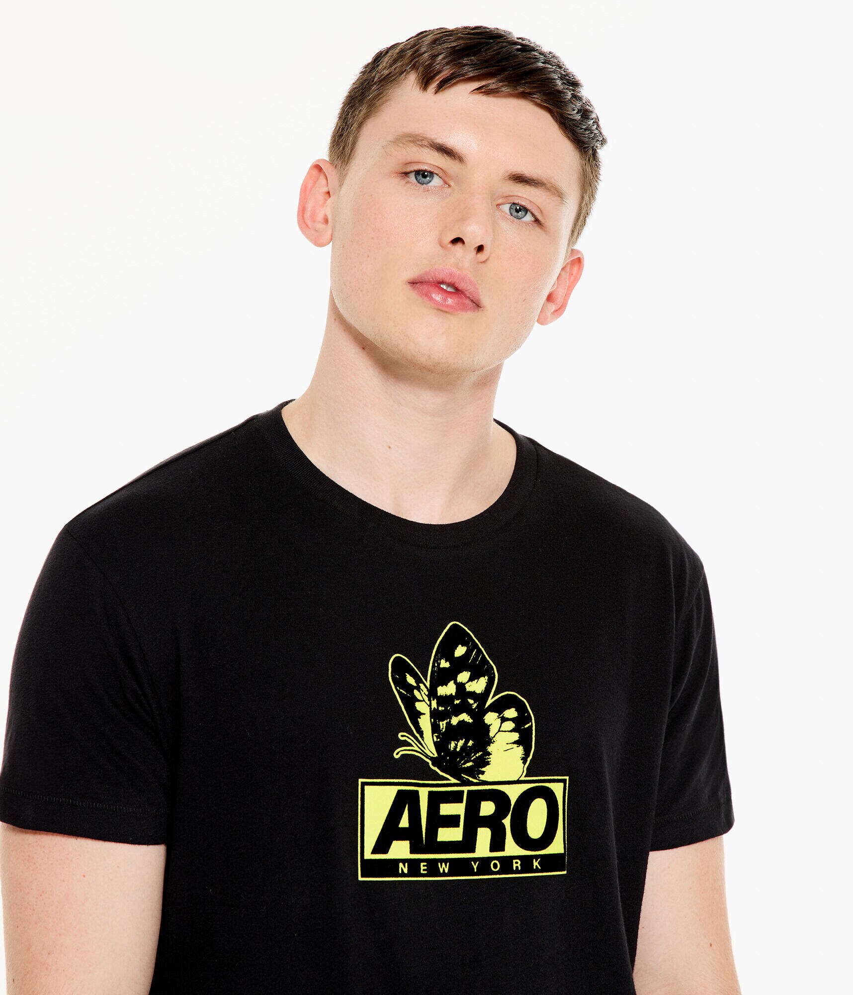 Aero Butterfly Box Logo Graphic Tee