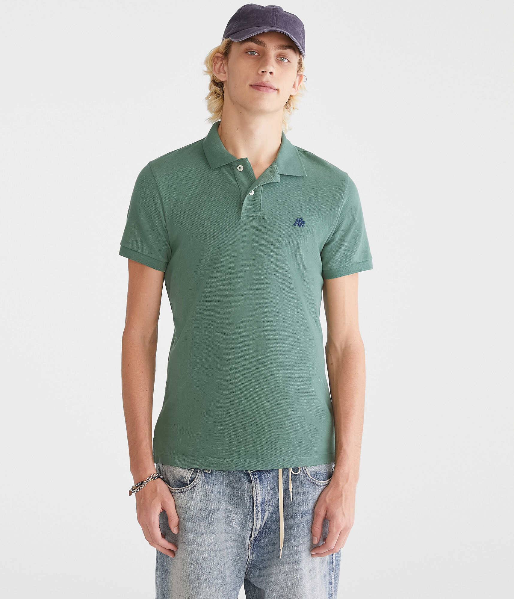 Eco A87 Logo Piqu&eacute; Polo