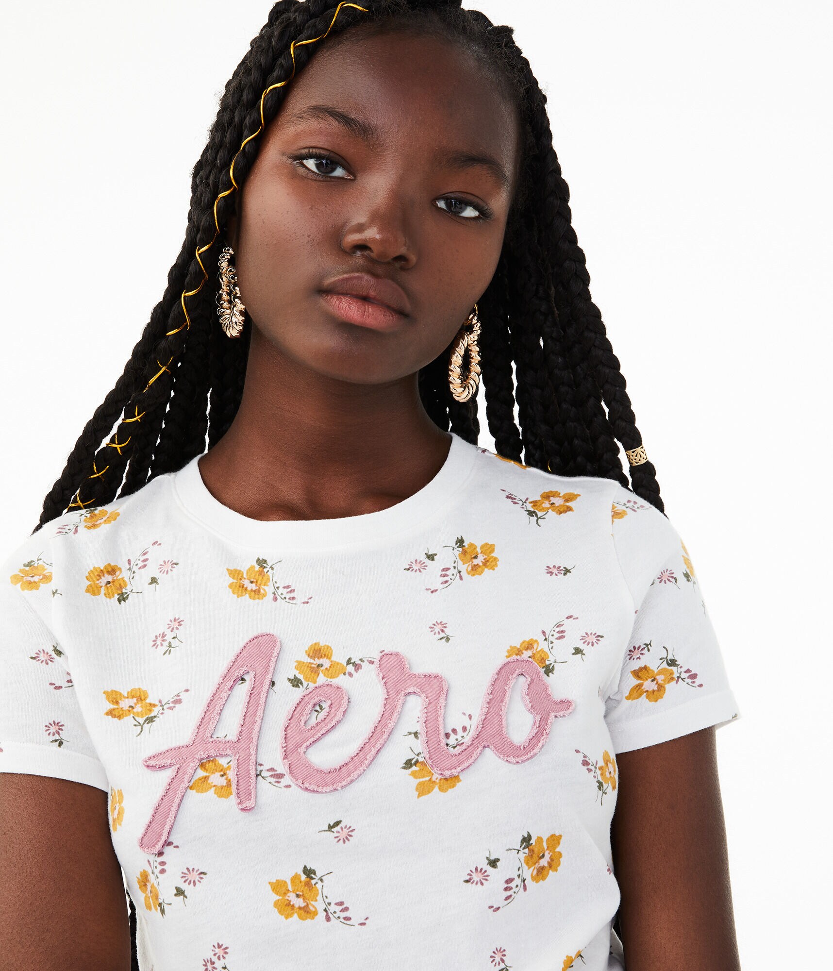 Aero Floral Graphic Tee