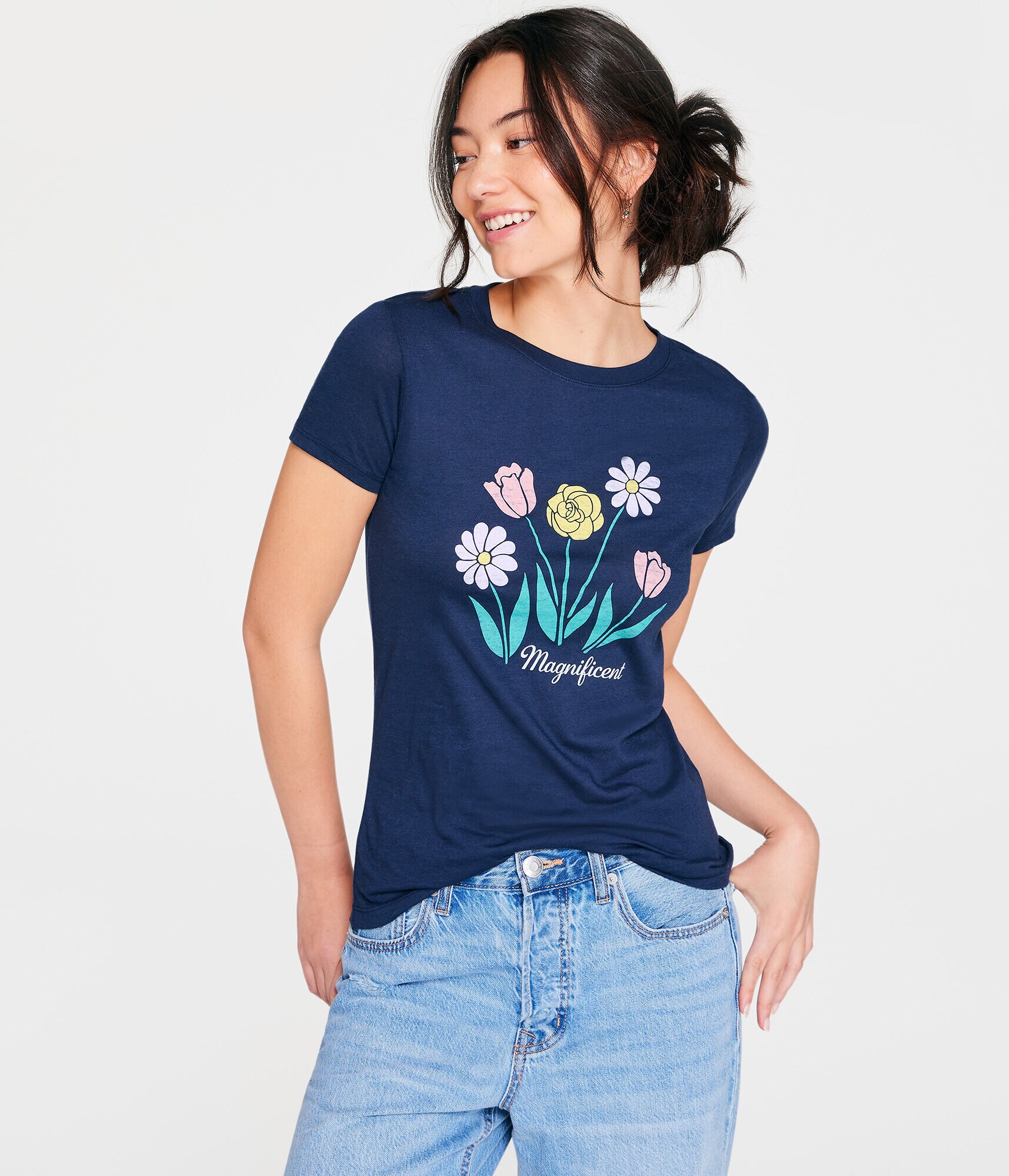 Magnificent Flowers Graphic Tee