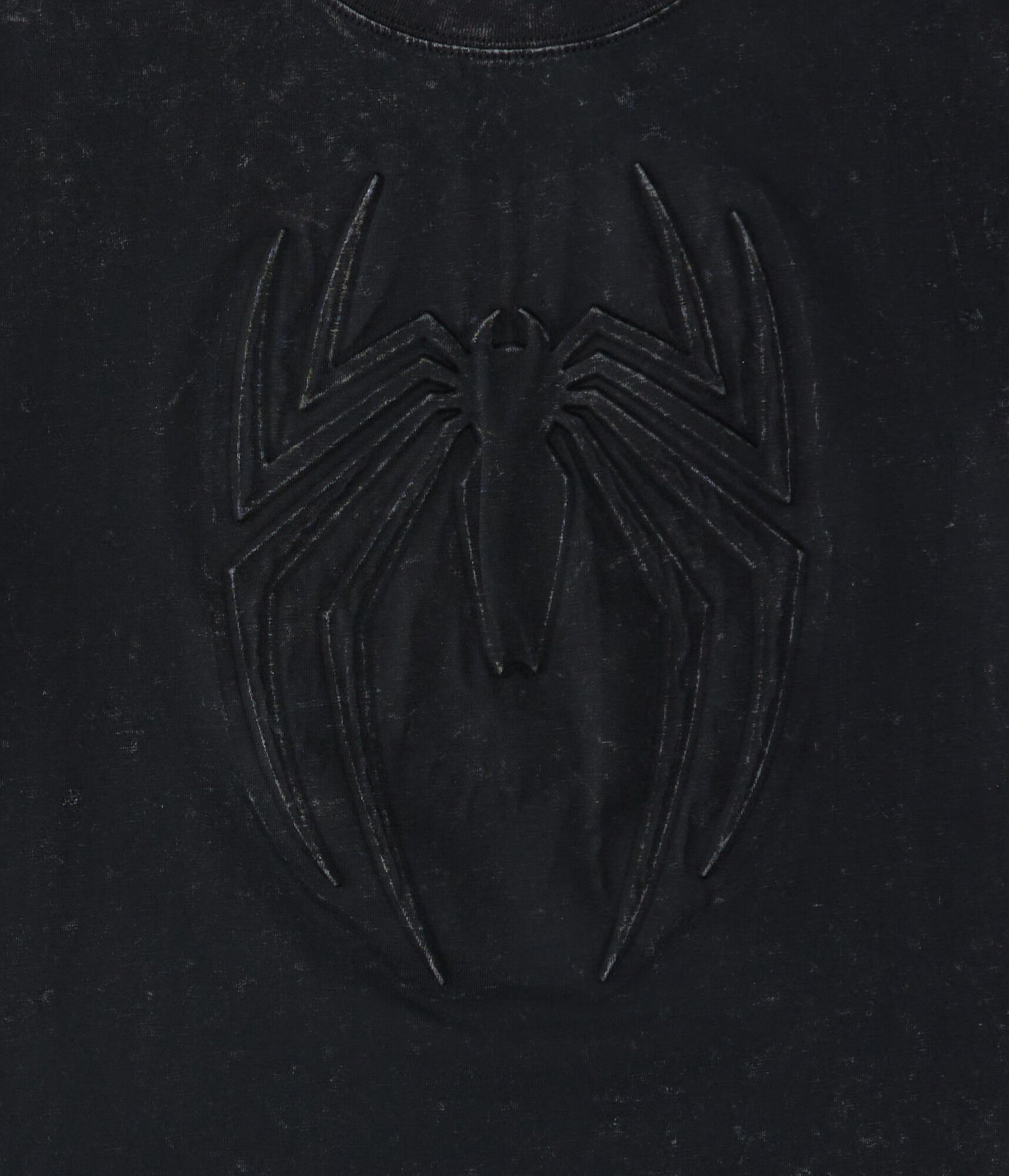 Spider-Man Embossed Logo Relaxed Graphic Tee