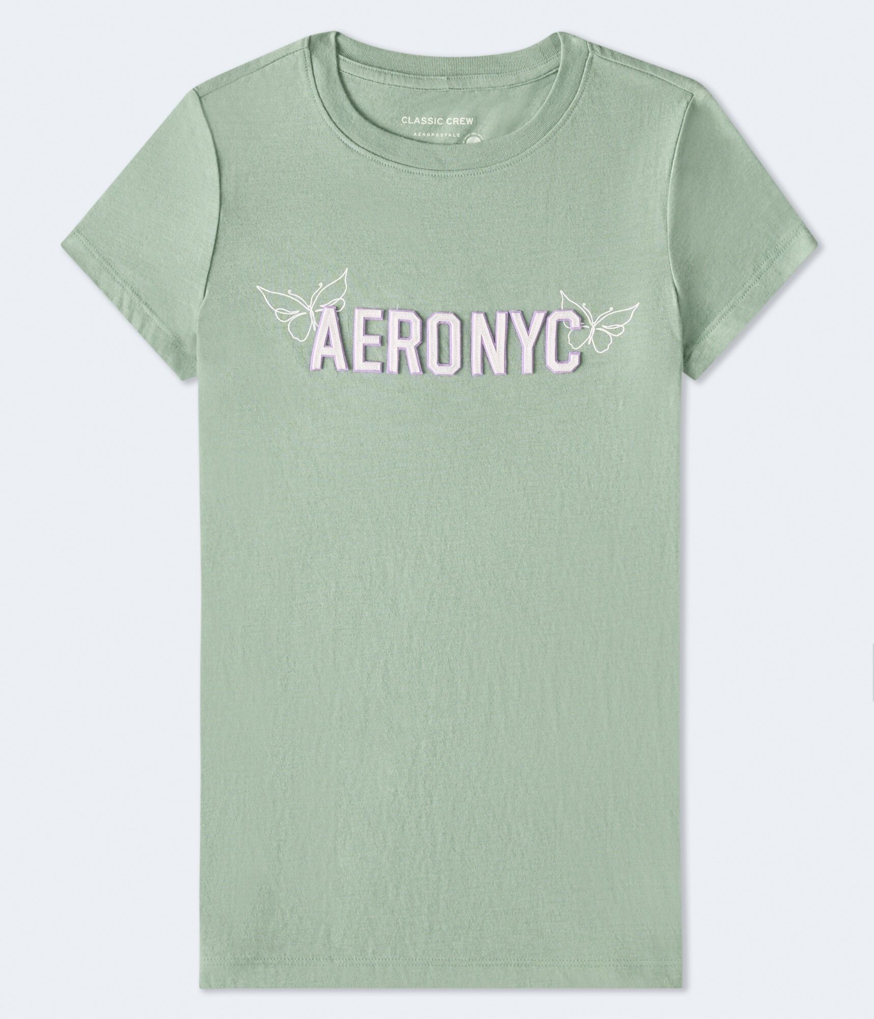 Aero NYC Butterfly Appliqu&eacute; Graphic Tee