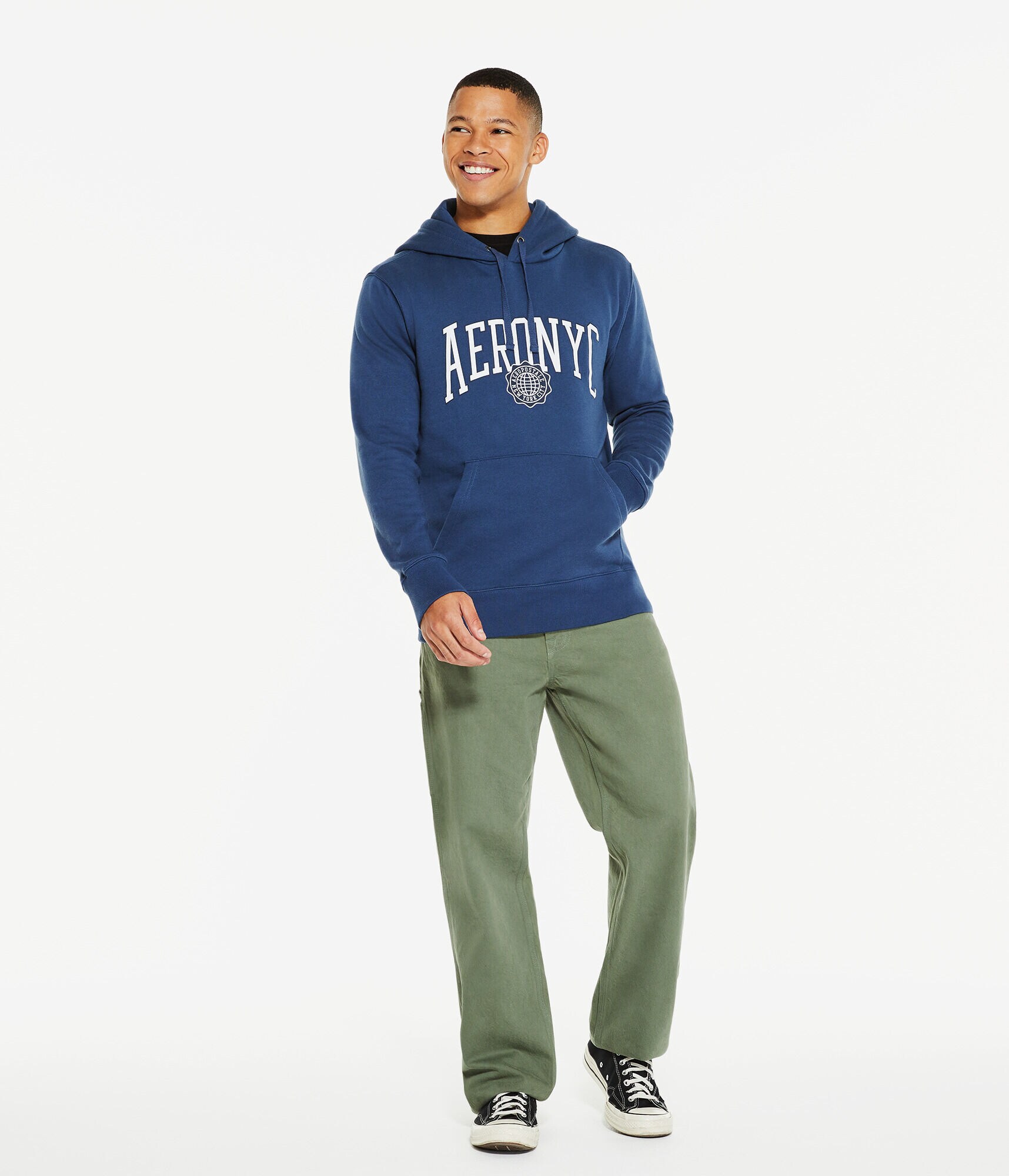 Aero NYC Globe Pullover Hoodie