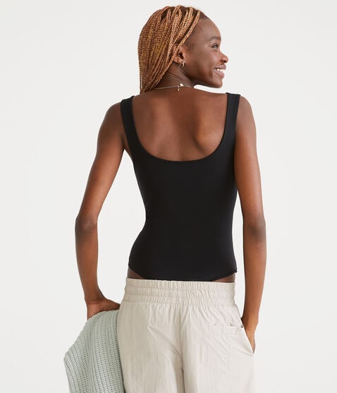 Seriously Soft Sculpt Square-Neck Bodysuit Seriously Soft Sculpt Square-Neck Bodysuit