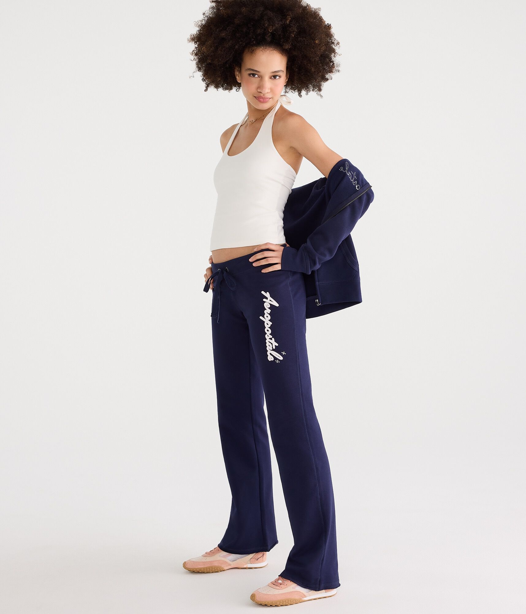 Aeropostale Rhinestone Fit &amp; Flare Sweatpants
