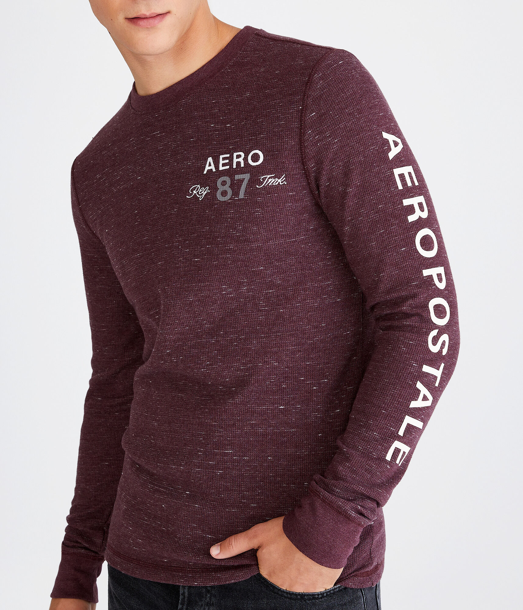 Long Sleeve Aero Graphic Thermal Tee