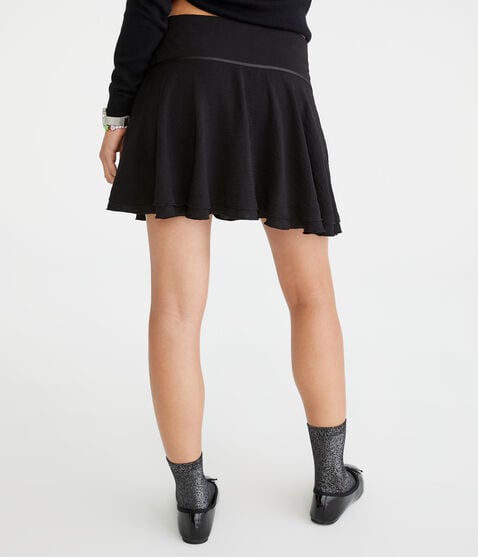 Ribbon Drop-Waist Mini Skort Ribbon Drop-Waist Mini Skort
