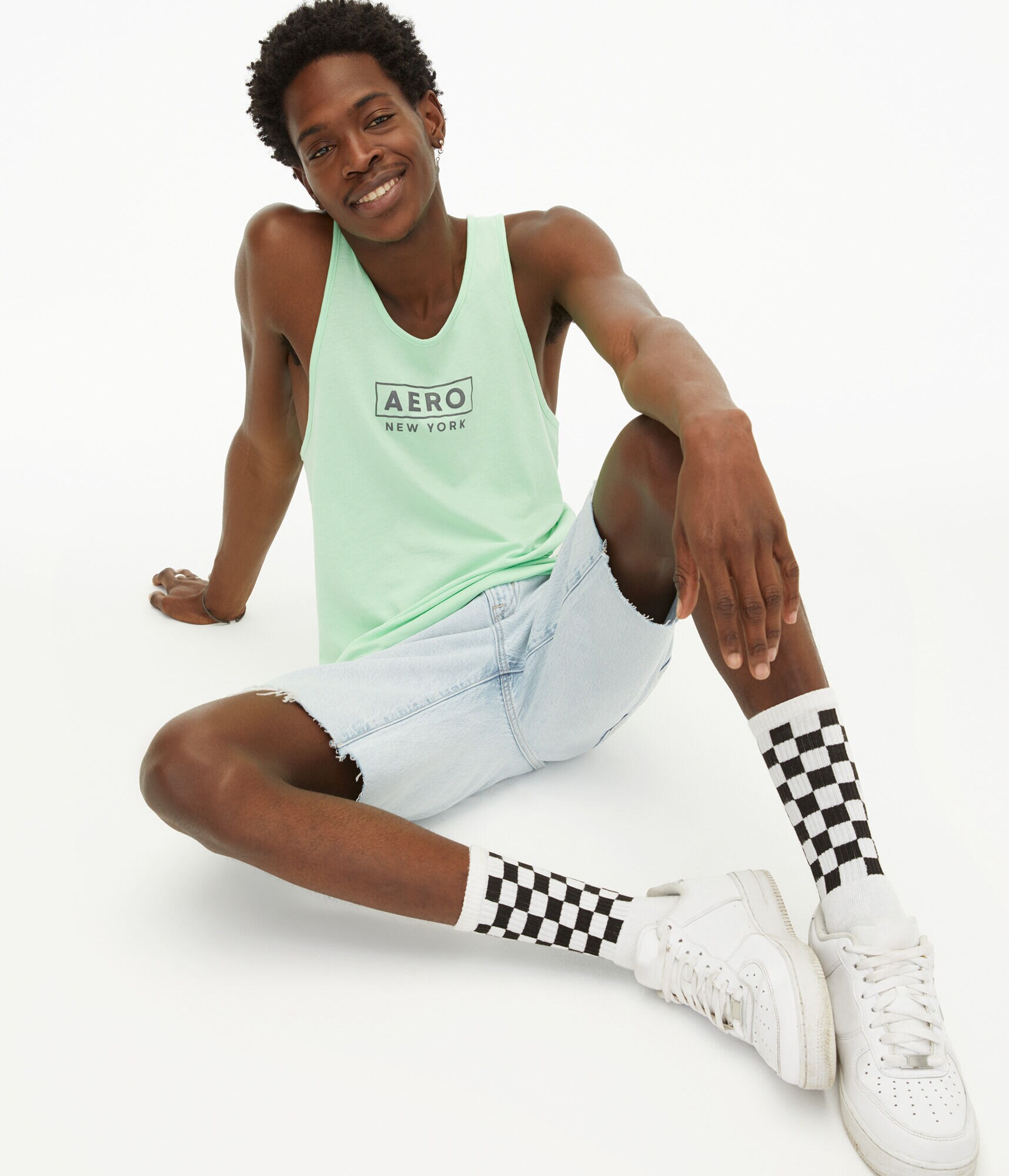 Aero Box Logo Muscle Tank