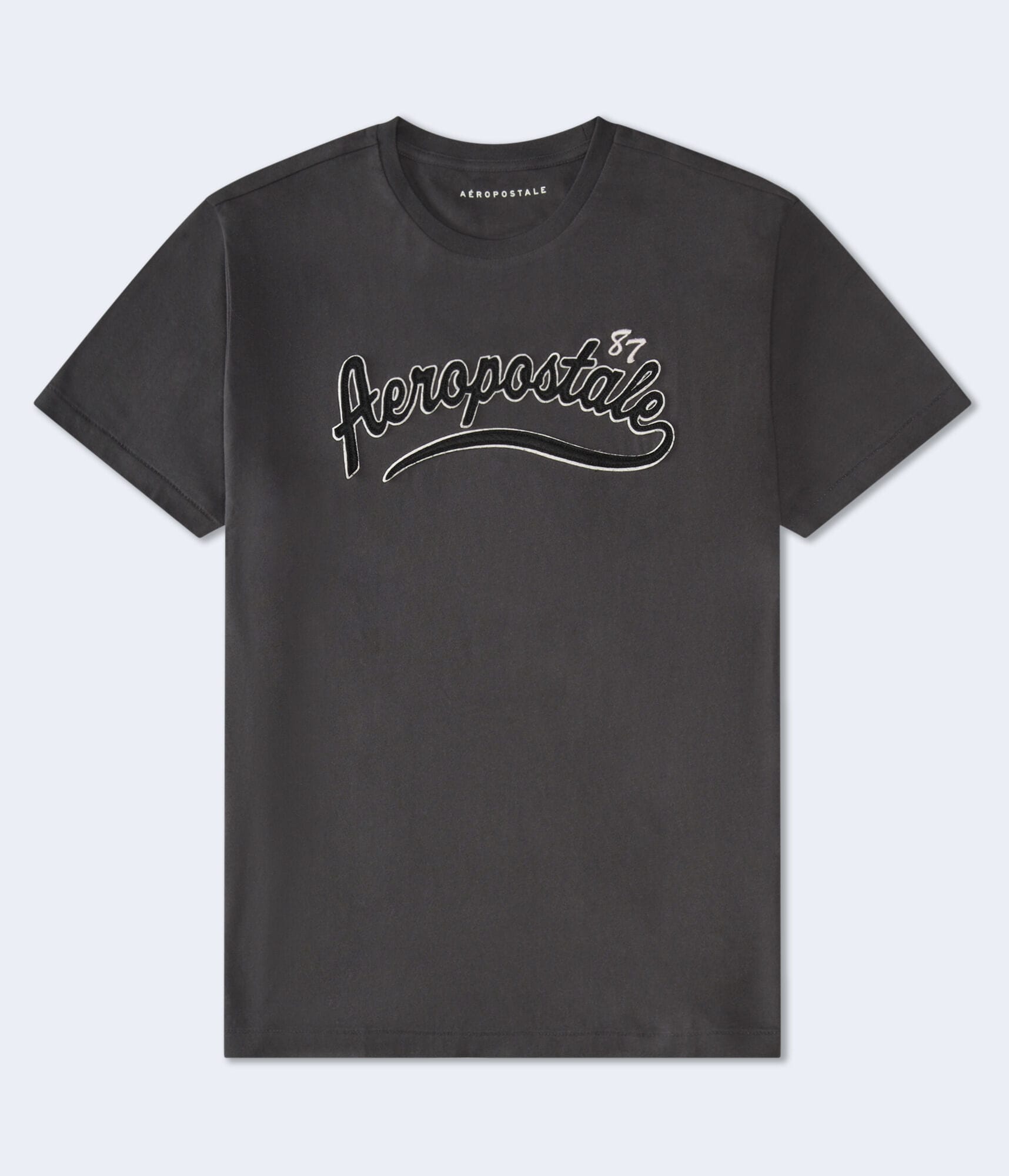 Aeropostale 87 Script Appliqu&eacute; Graphic Tee