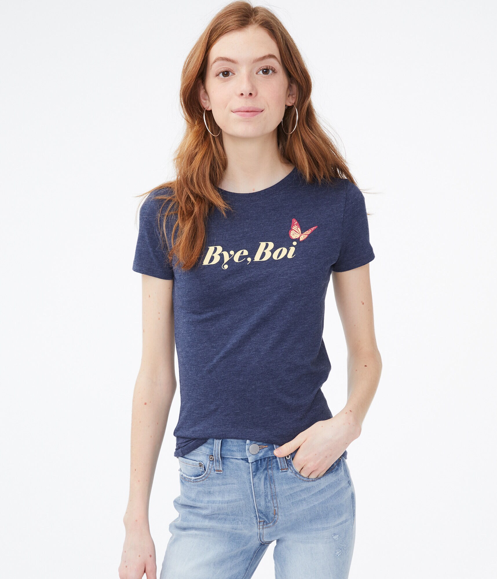 Bye Boi Butterfly Graphic Tee