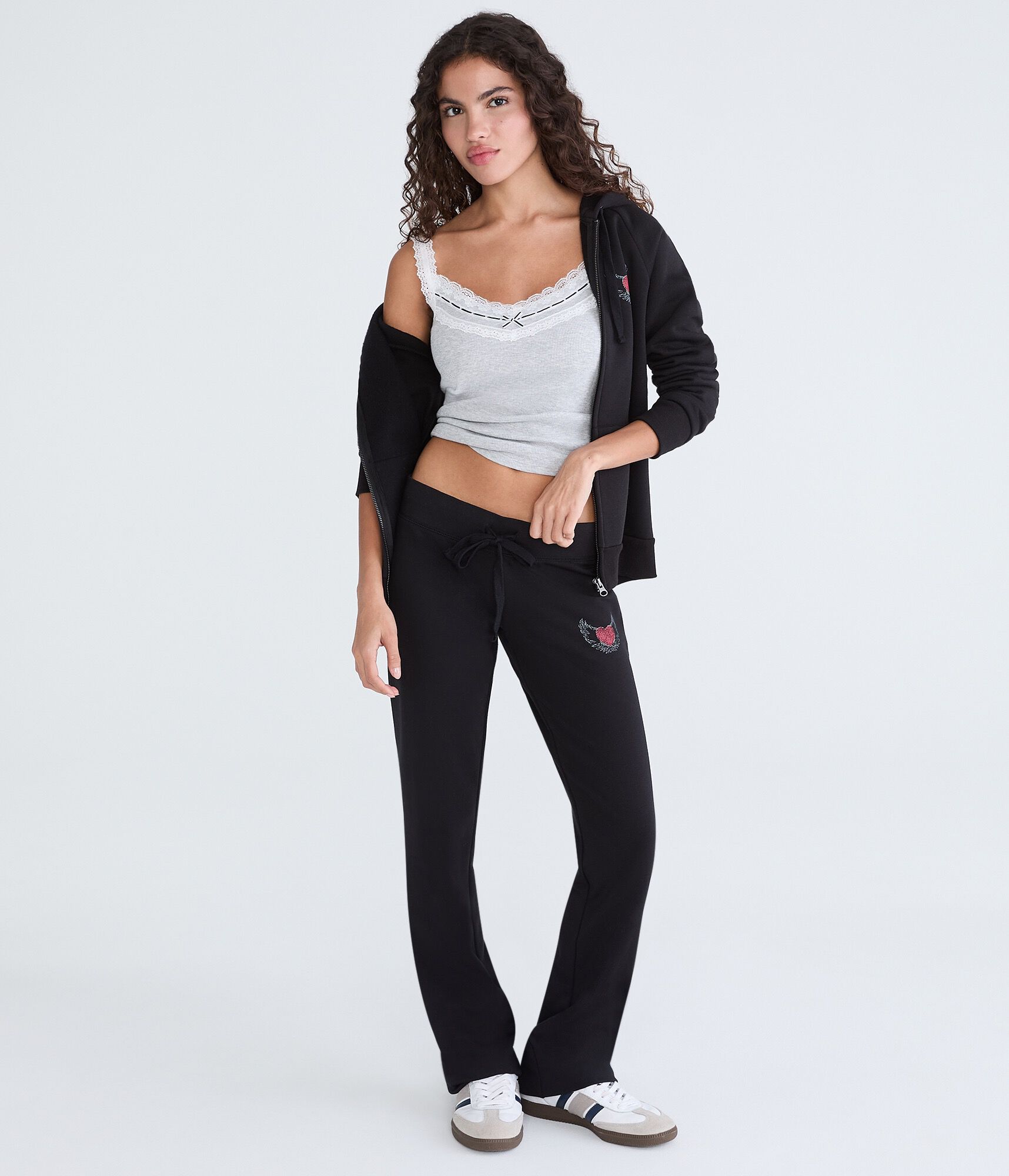 Cloud Soft Winged Heart Fit & Flare Sweatpants